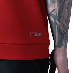 MSX by Michael Strahan Tri-Blend Rebound Sleeveless Hoodie - San Francisco 49ers