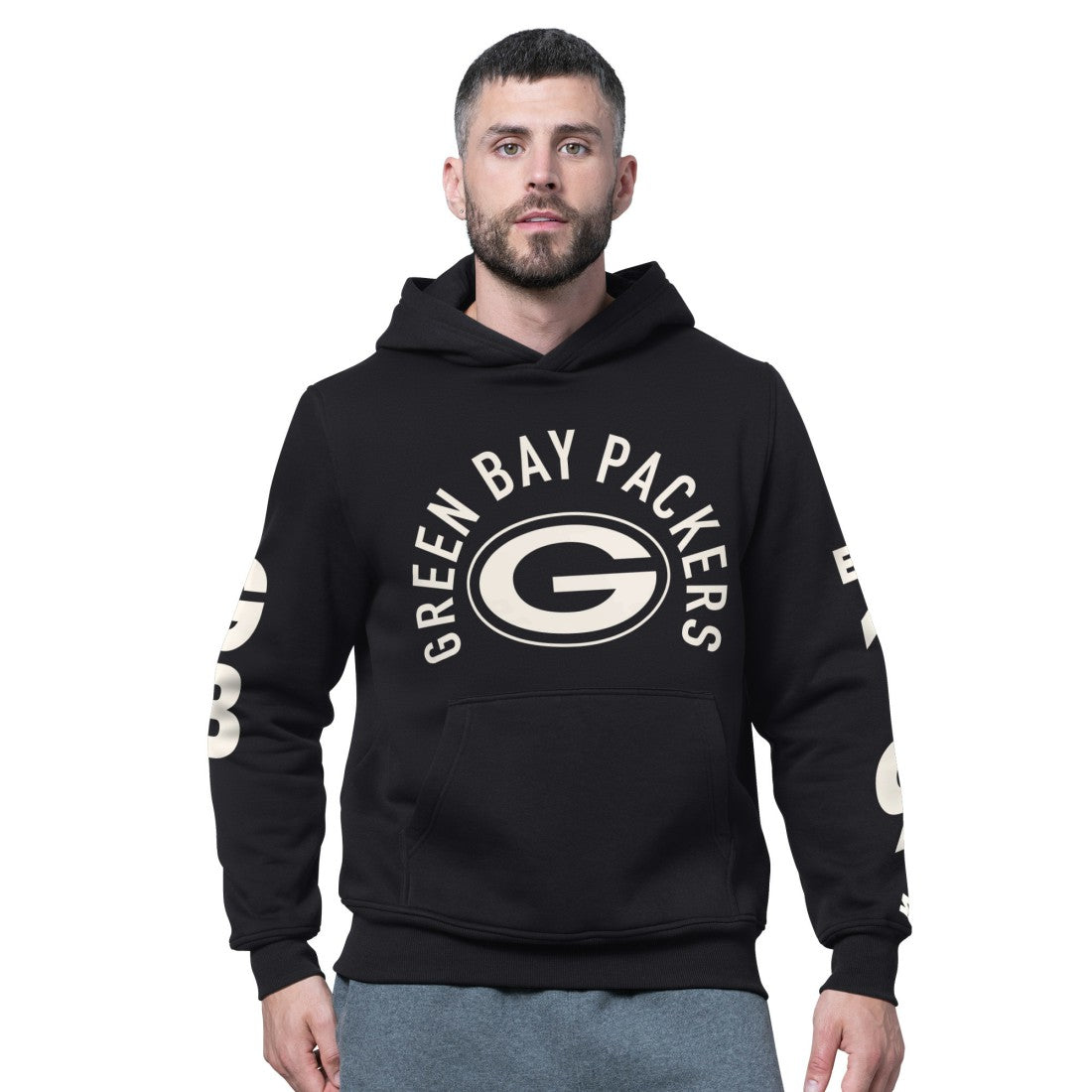 Starter Handoff Fleece Hoodie Sweatshirt - Green Bay Packers