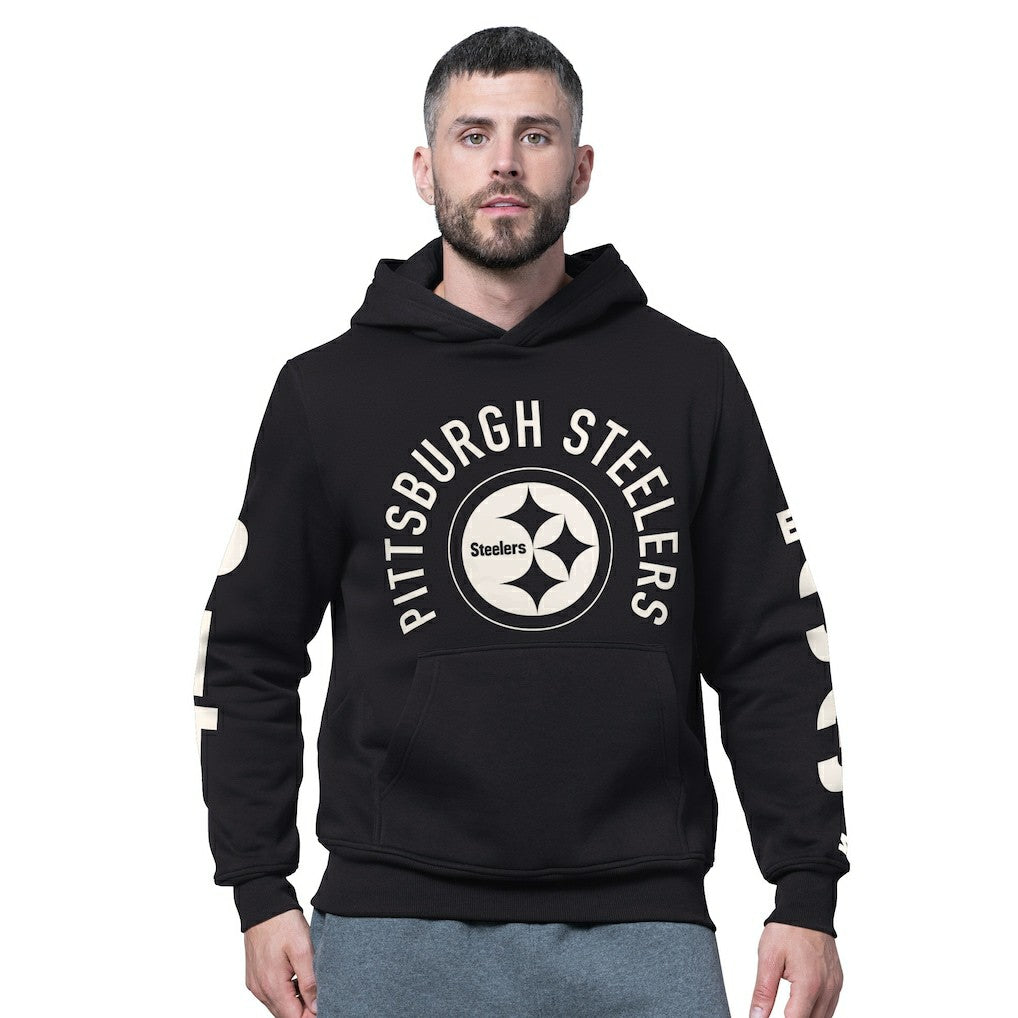 Starter Handoff Fleece Hoodie Sweatshirt - Pittsburgh Steelers