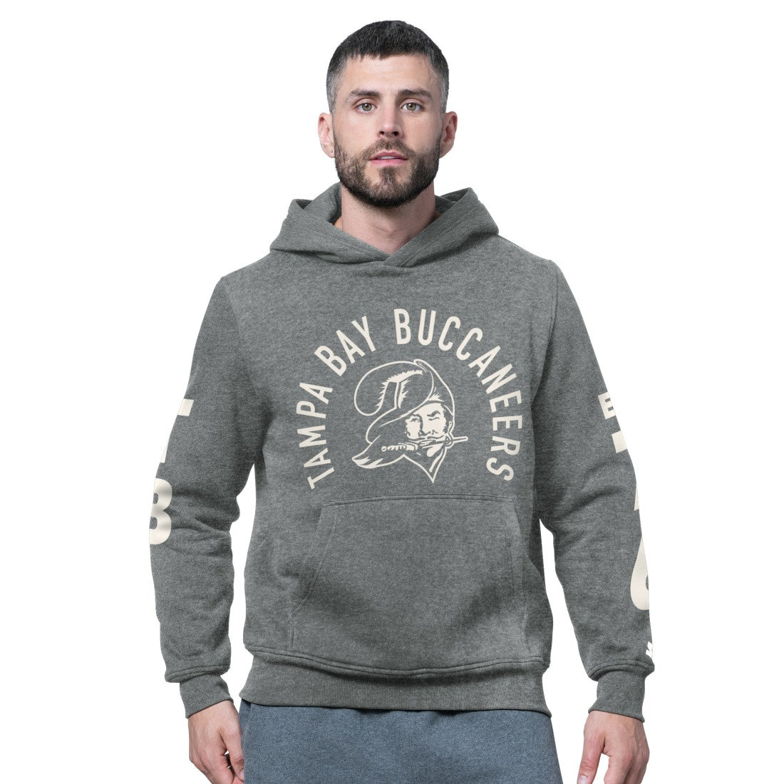Starter Handoff Vintage Logo Fleece Hoodie Sweatshirt - Tampa Bay Buccaneers