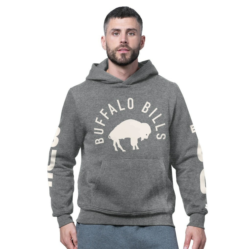 Starter Handoff Vintage Logo Fleece Hoodie Sweatshirt - Buffalo Bills