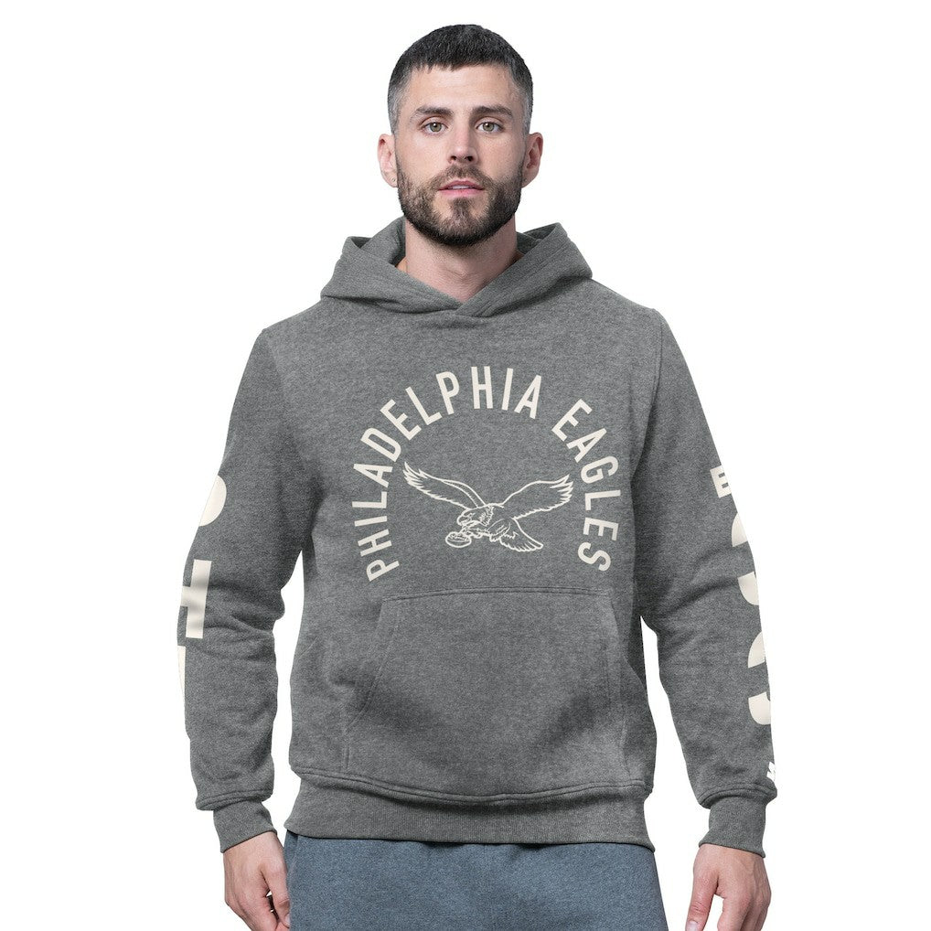 Starter Handoff Vintage Logo Fleece Hoodie Sweatshirt - Philadelphia Eagles