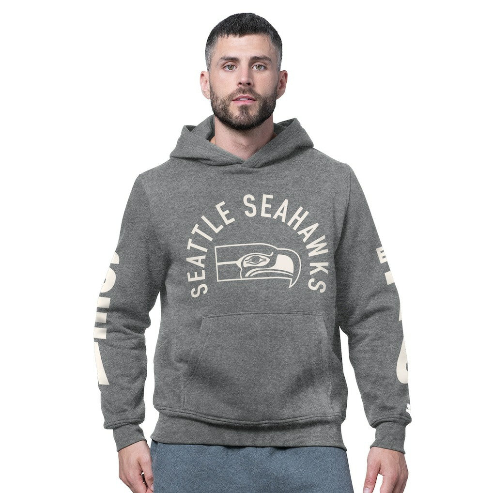 Starter Handoff Vintage Logo Fleece Hoodie Sweatshirt - Seattle Seahawks