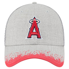 MLB Los Angeles Angels New Era Visor Paint Splatter 39THIRTY Flex Hat