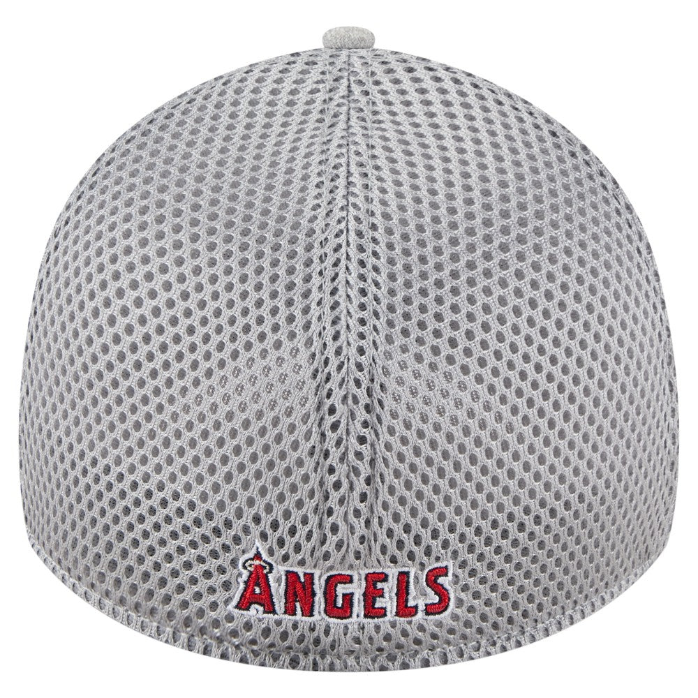 MLB Los Angeles Angels New Era Visor Paint Splatter 39THIRTY Flex Hat