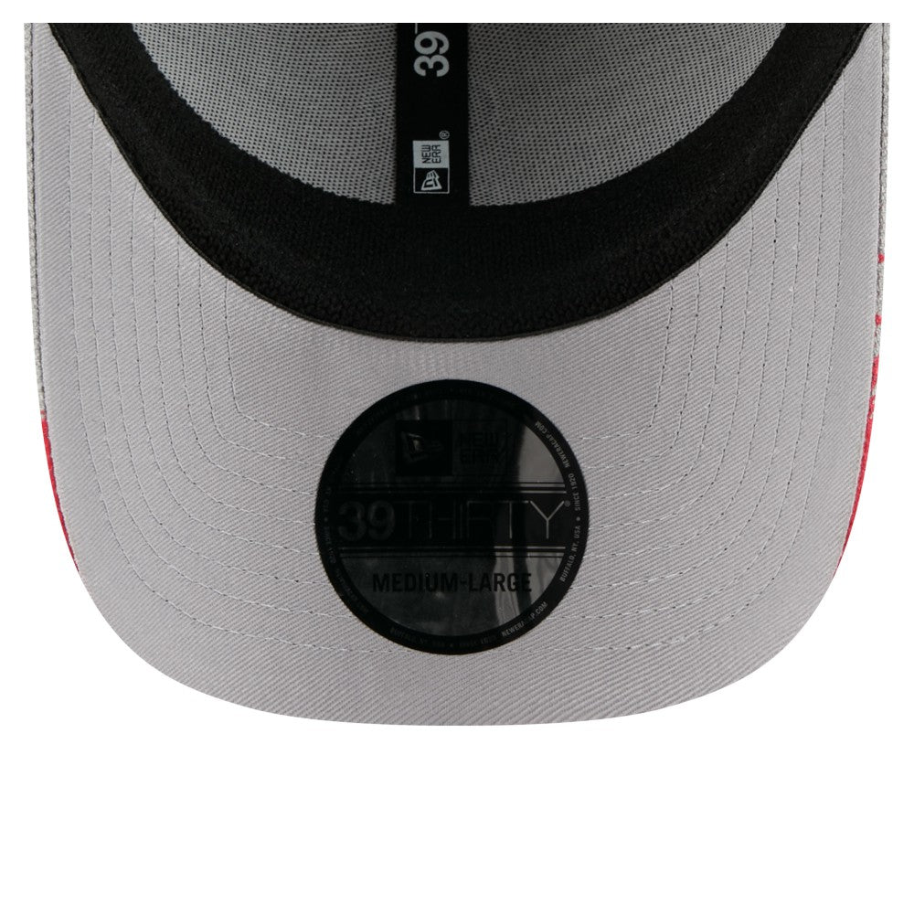 MLB Los Angeles Angels New Era Visor Paint Splatter 39THIRTY Flex Hat