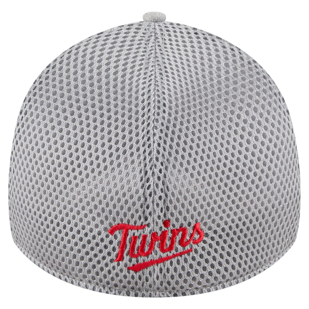 MLB Minnesota Twins New Era Visor Paint Splatter 39THIRTY Flex Hat