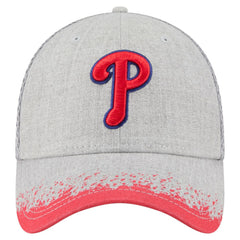 MLB Philadelphia Phillies New Era Visor Paint Splatter 39THIRTY Flex Hat