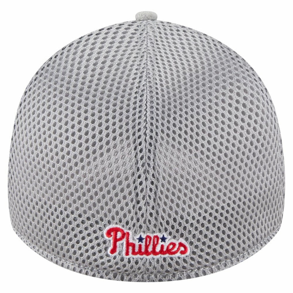 MLB Philadelphia Phillies New Era Visor Paint Splatter 39THIRTY Flex Hat