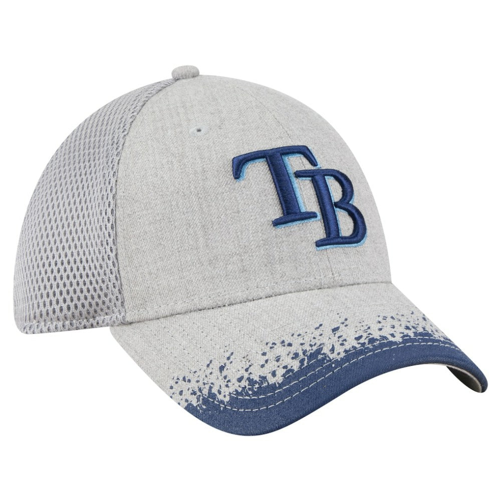 MLB Tampa Bay Rays New Era Visor Paint Splatter 39THIRTY Flex Hat