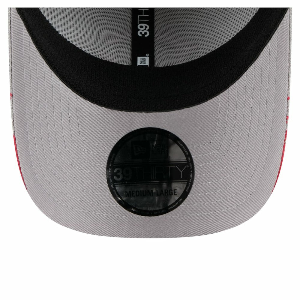 MLB Cincinnati Reds New Era Visor Paint Splatter 39THIRTY Flex Hat