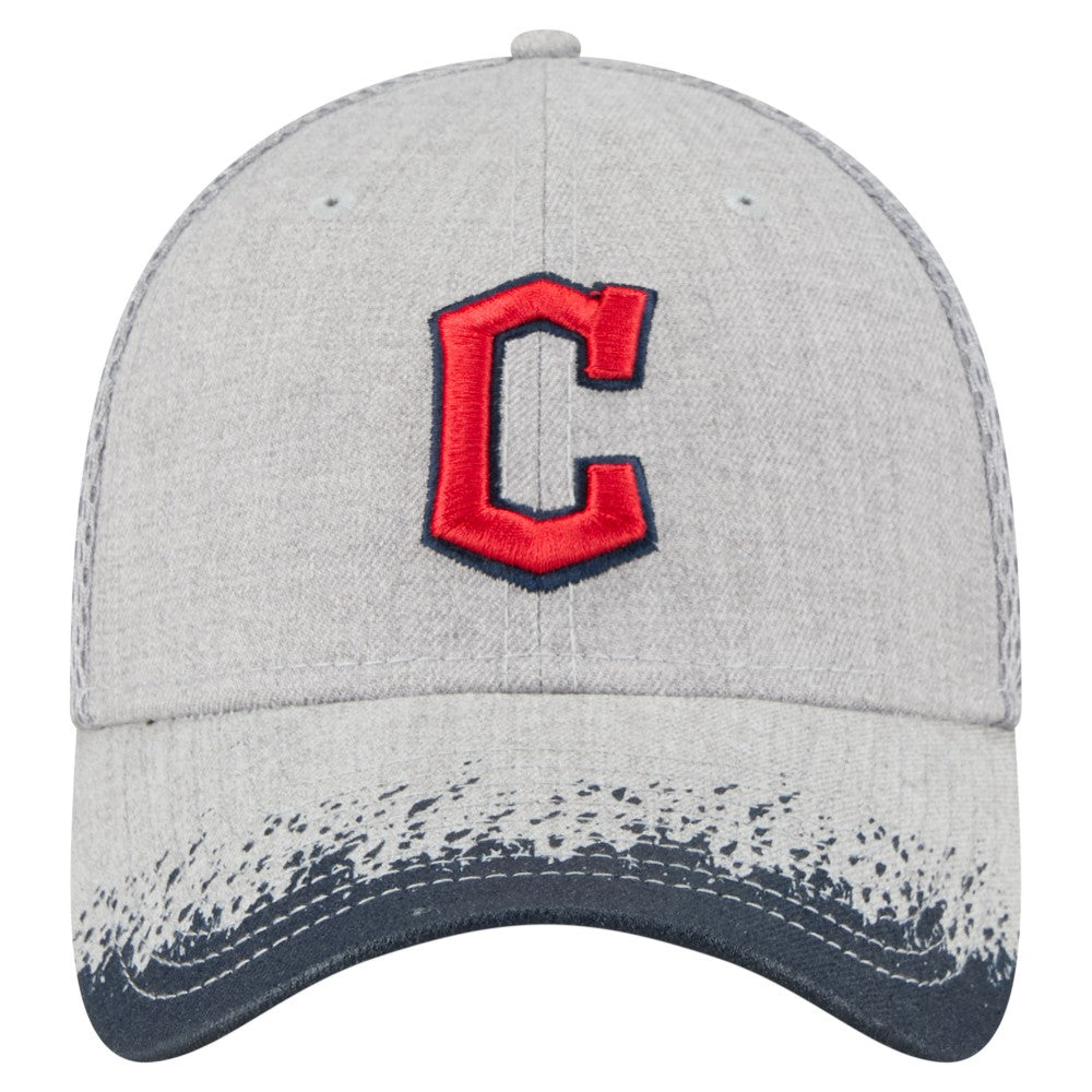 MLB Cleveland Guardians New Era Visor Paint Splatter 39THIRTY Flex Hat