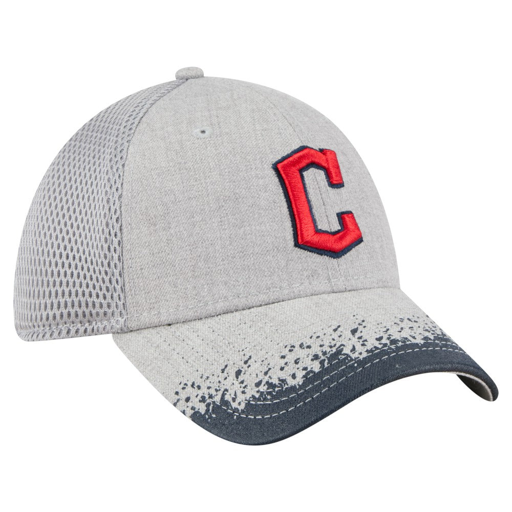 MLB Cleveland Guardians New Era Visor Paint Splatter 39THIRTY Flex Hat