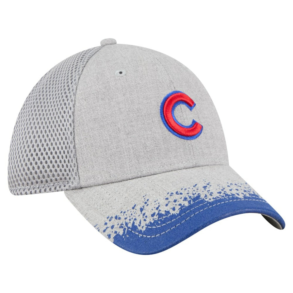 MLB Chicago Cubs New Era Visor Paint Splatter 39THIRTY Flex Hat