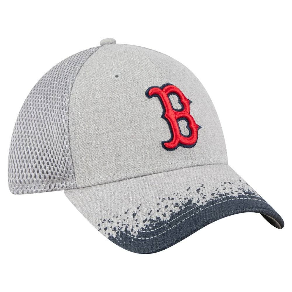 MLB Boston Red Sox New Era Visor Paint Splatter 39THIRTY Flex Hat