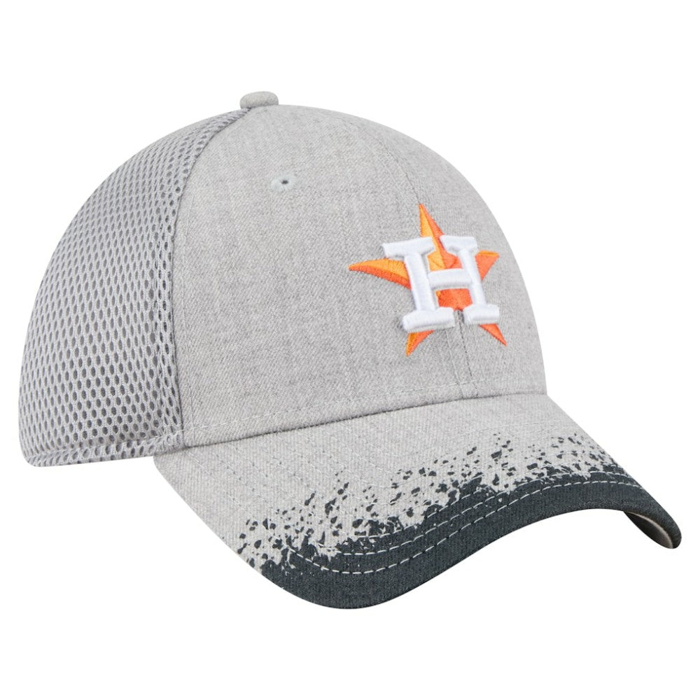 MLB Houston Astros New Era Visor Paint Splatter 39THIRTY Flex Hat