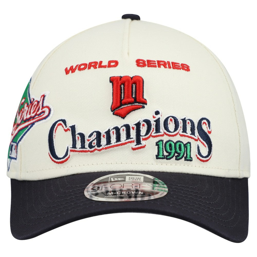 MLB Minnesota Twins New Era World Series 9FORTY M-Crown Adjustable Hat
