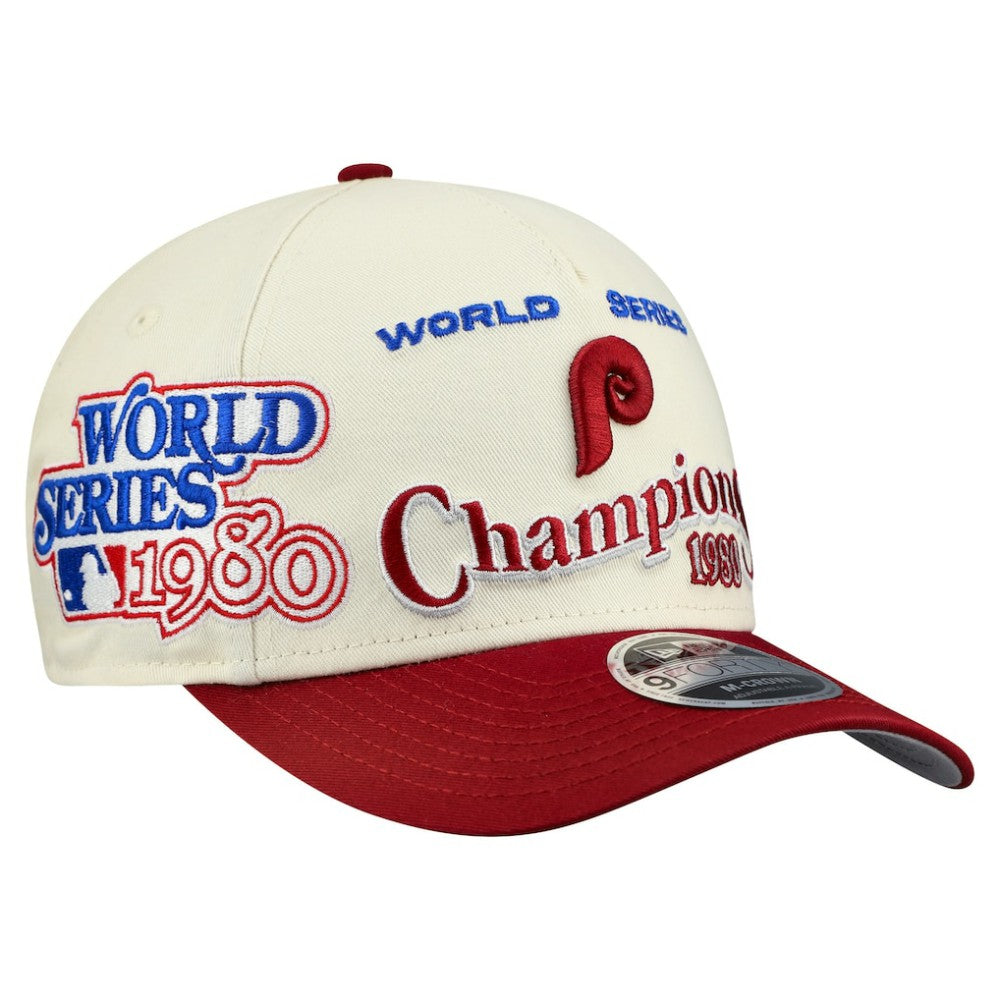 MLB Philadelphia Phillies New Era World Series 9FORTY M-Crown A-Frame Adjustable Hat