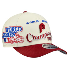 MLB Philadelphia Phillies New Era World Series 9FORTY M-Crown A-Frame Adjustable Hat