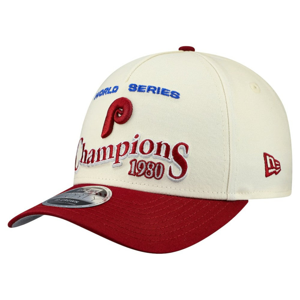 MLB Philadelphia Phillies New Era World Series 9FORTY M-Crown A-Frame Adjustable Hat
