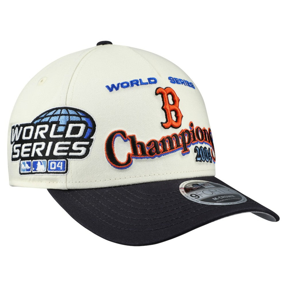 MLB Boston Red Sox New Era World Series 9FORTY M-Crown A-Frame Adjustable Hat