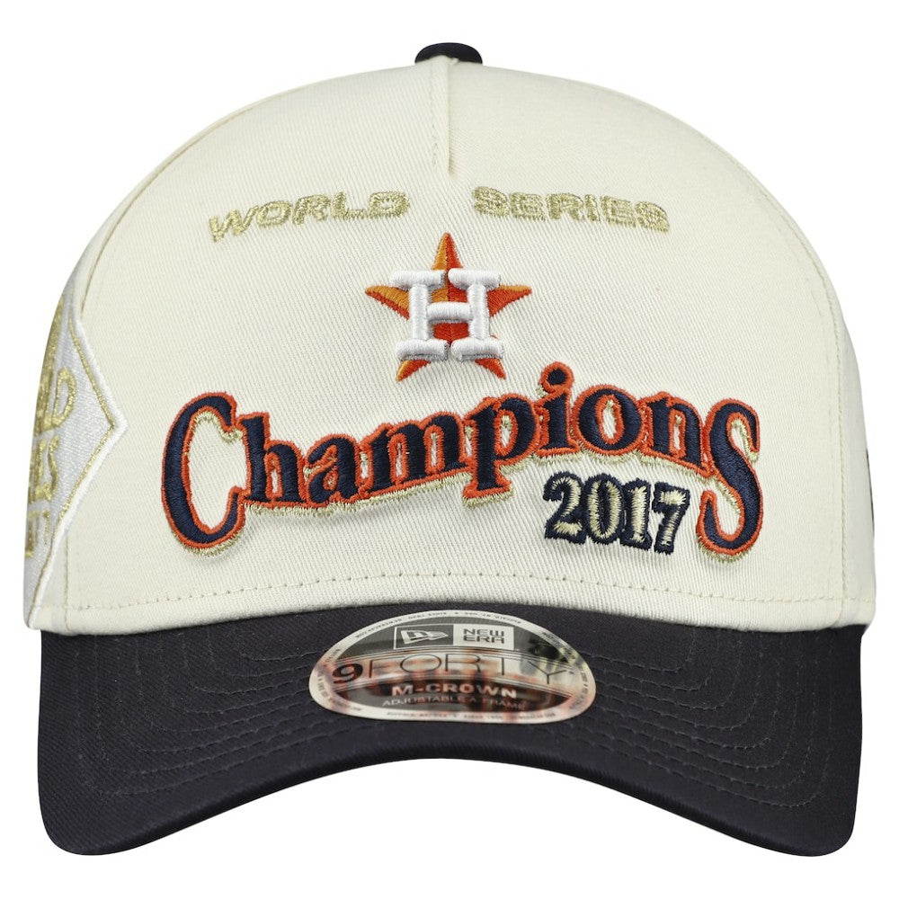 MLB Houston Astros New Era World Series 9FORTY M-Crown A-Frame Adjustable Hat