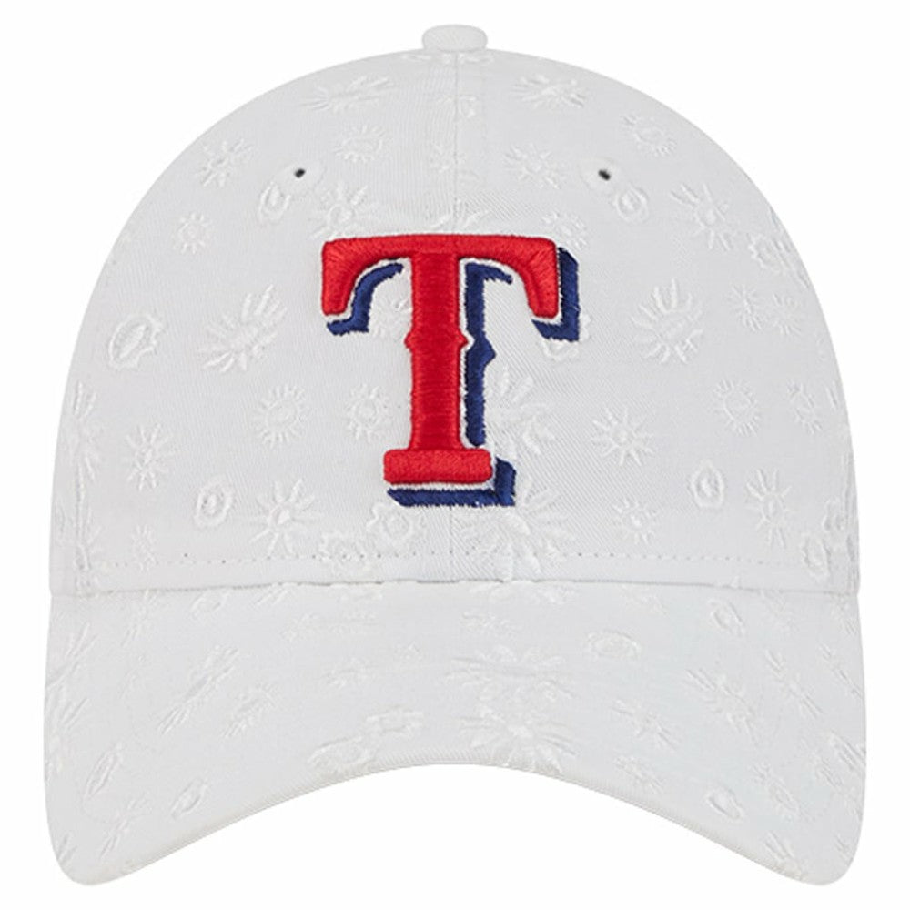MLB Texas Rangers New Era Women's Floral Mesh 9TWENTY Adjustable Hat
