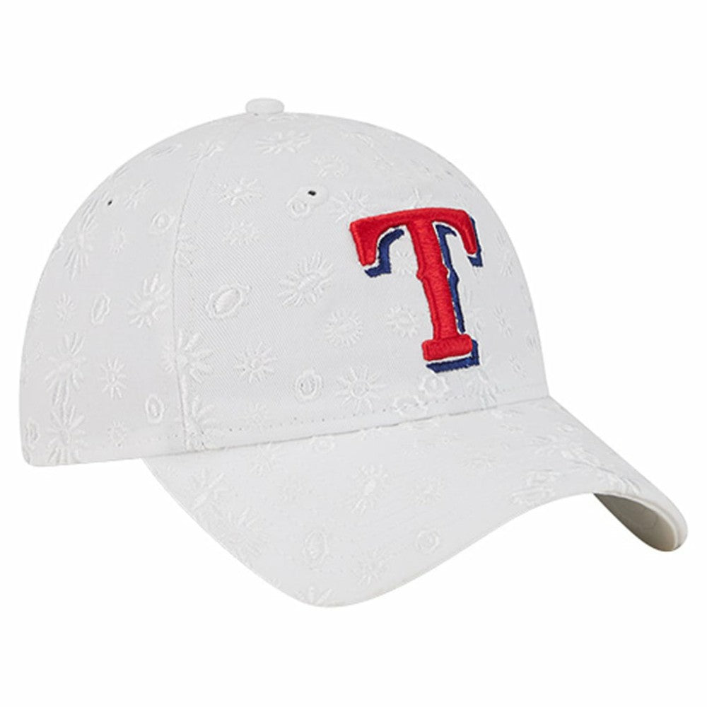 MLB Texas Rangers New Era Women's Floral Mesh 9TWENTY Adjustable Hat