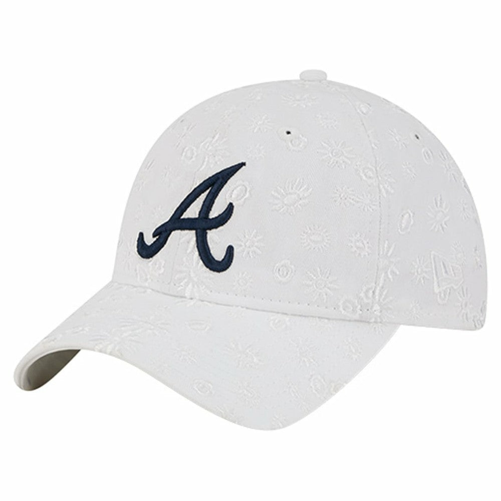 MLB Atlanta Braves New Era Women's Floral Mesh 9TWENTY Adjustable Hat