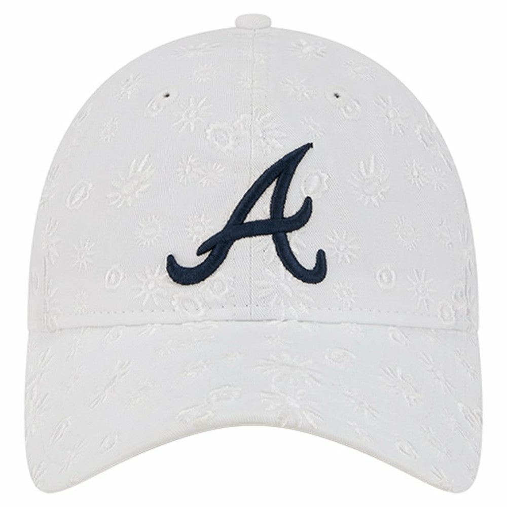 MLB Atlanta Braves New Era Women's Floral Mesh 9TWENTY Adjustable Hat