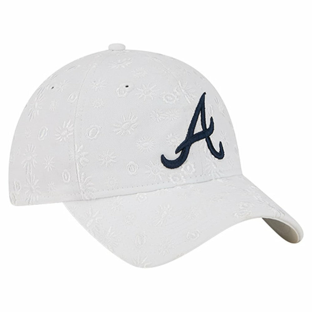 MLB Atlanta Braves New Era Women's Floral Mesh 9TWENTY Adjustable Hat