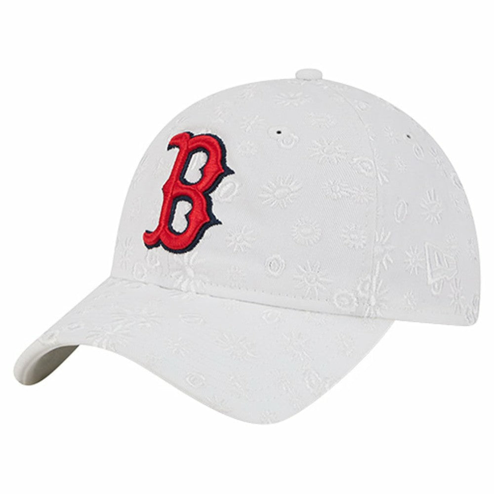 MLB Boston Red Sox New Era Women's Floral Mesh 9TWENTY Adjustable Hat