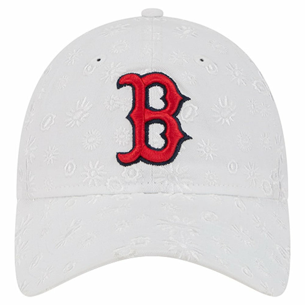 MLB Boston Red Sox New Era Women's Floral Mesh 9TWENTY Adjustable Hat