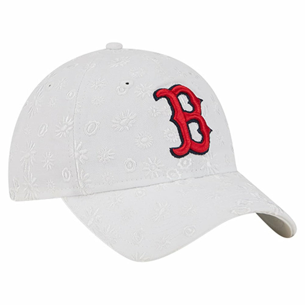 MLB Boston Red Sox New Era Women's Floral Mesh 9TWENTY Adjustable Hat