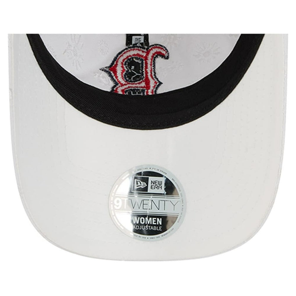 MLB Boston Red Sox New Era Women's Floral Mesh 9TWENTY Adjustable Hat