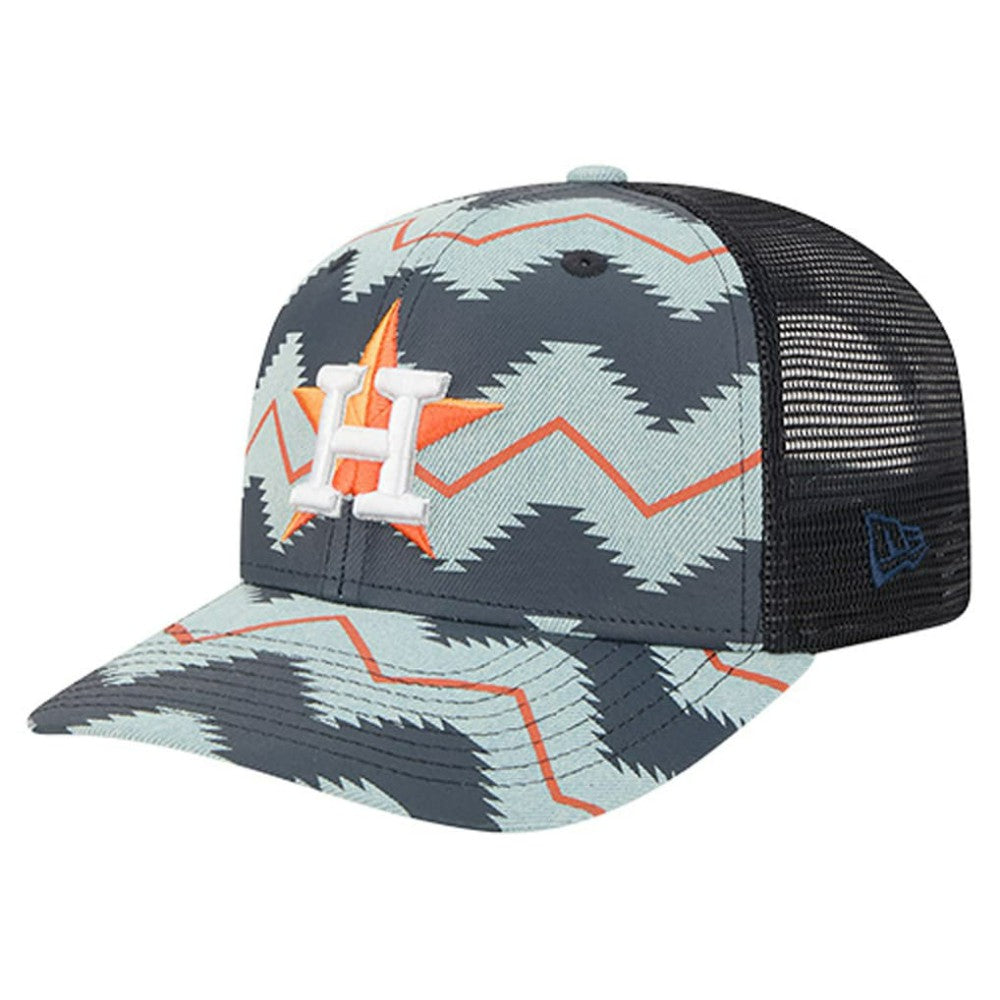 MLB Houston Astros New Era Aztec Denim 9SEVENTY Adjustable Hat