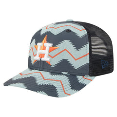 MLB Houston Astros New Era Aztec Denim 9SEVENTY Adjustable Hat