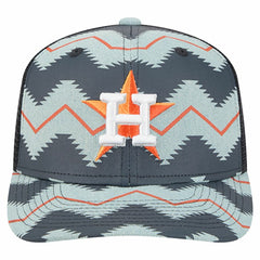 MLB Houston Astros New Era Aztec Denim 9SEVENTY Adjustable Hat