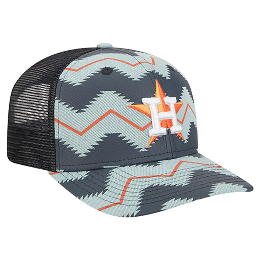 MLB Houston Astros New Era Aztec Denim 9SEVENTY Adjustable Hat