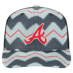 MLB Atlanta Braves New Era Aztec Denim 9SEVENTY Adjustable Hat