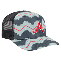 MLB Atlanta Braves New Era Aztec Denim 9SEVENTY Adjustable Hat