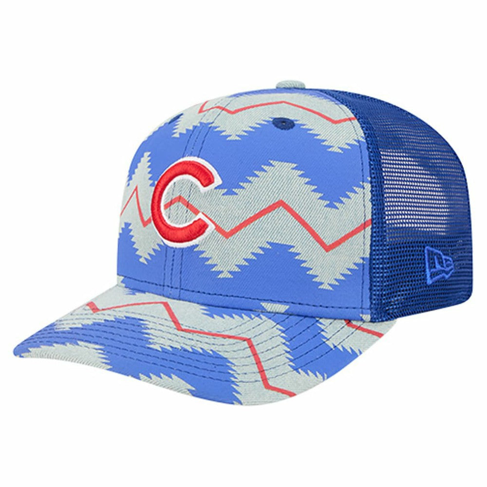 MLB Chicago Cubs New Era Aztec Denim 9SEVENTY Adjustable Hat