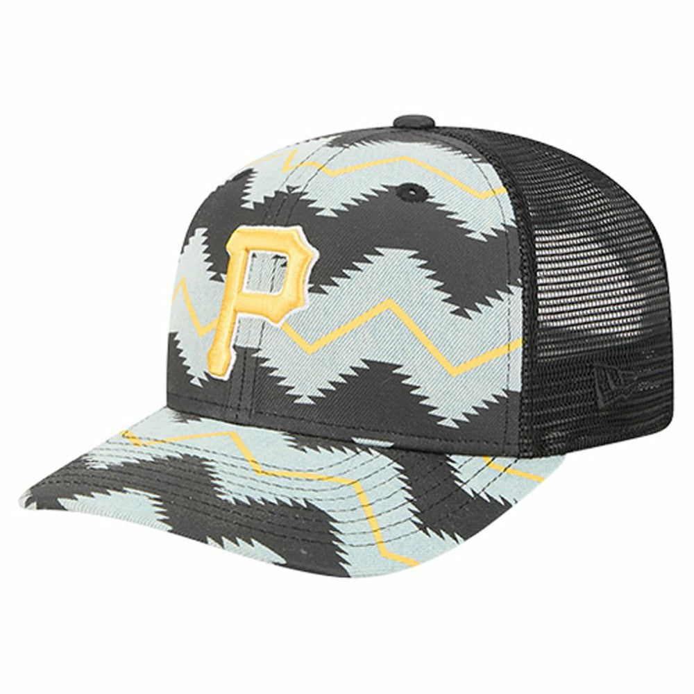 MLB Pittsburgh Pirates New Era Aztec Denim 9SEVENTY Adjustable Hat