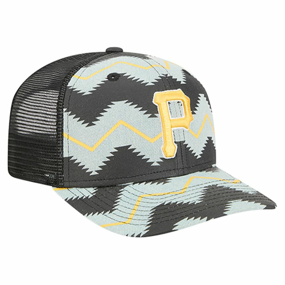 MLB Pittsburgh Pirates New Era Aztec Denim 9SEVENTY Adjustable Hat
