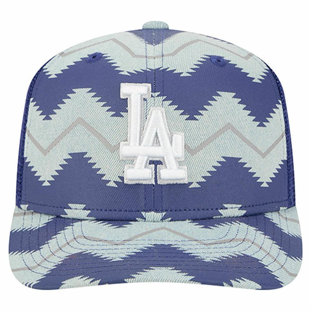 MLB Los Angeles Dodgers New Era Aztec Denim 9SEVENTY Adjustable Hat