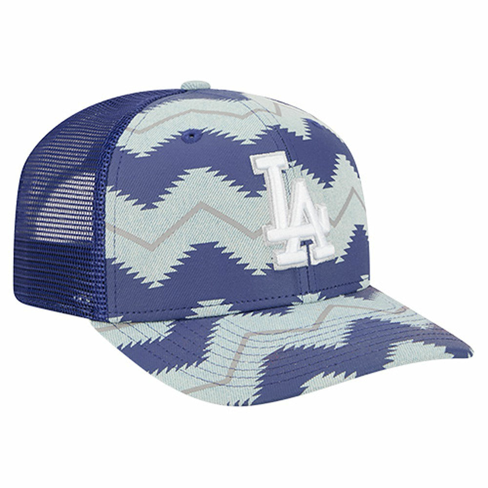 MLB Los Angeles Dodgers New Era Aztec Denim 9SEVENTY Adjustable Hat