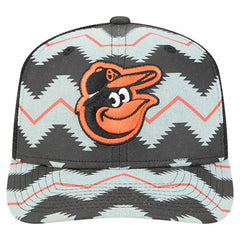 MLB Baltimore Orioles New Era Aztec Denim 9SEVENTY Adjustable Hat