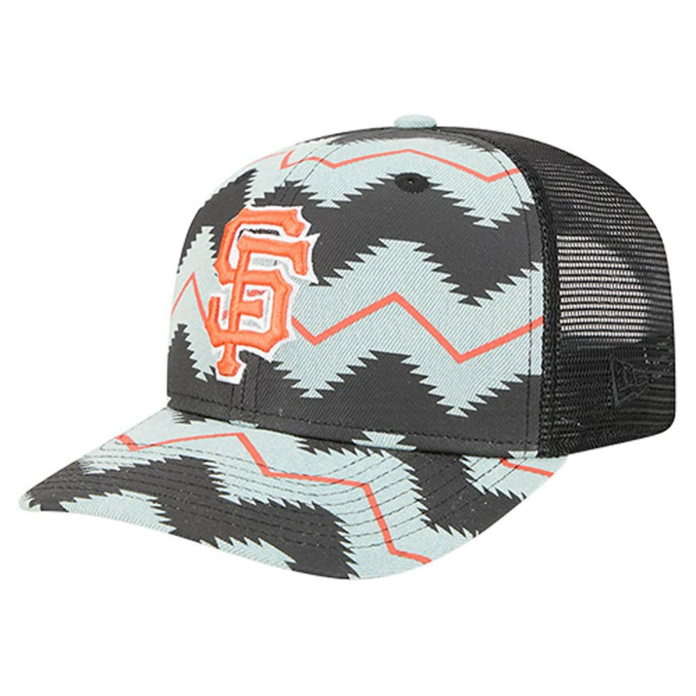 MLB San Francisco Giants New Era Aztec Denim 9SEVENTY Adjustable Hat