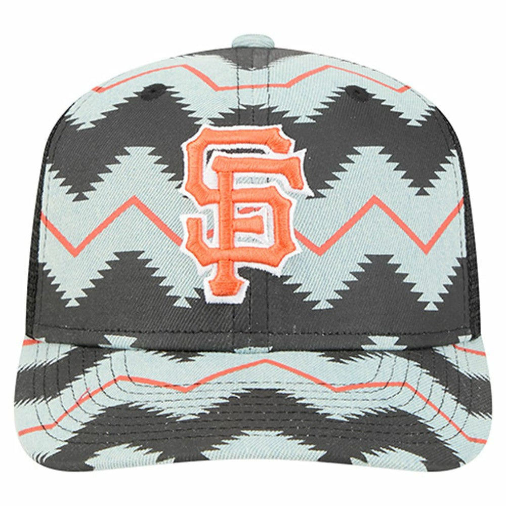 MLB San Francisco Giants New Era Aztec Denim 9SEVENTY Adjustable Hat