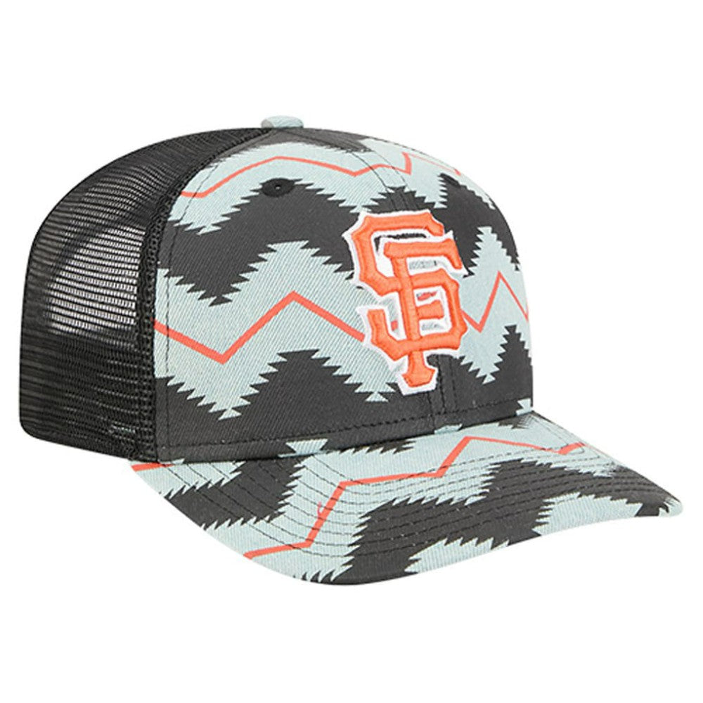 MLB San Francisco Giants New Era Aztec Denim 9SEVENTY Adjustable Hat